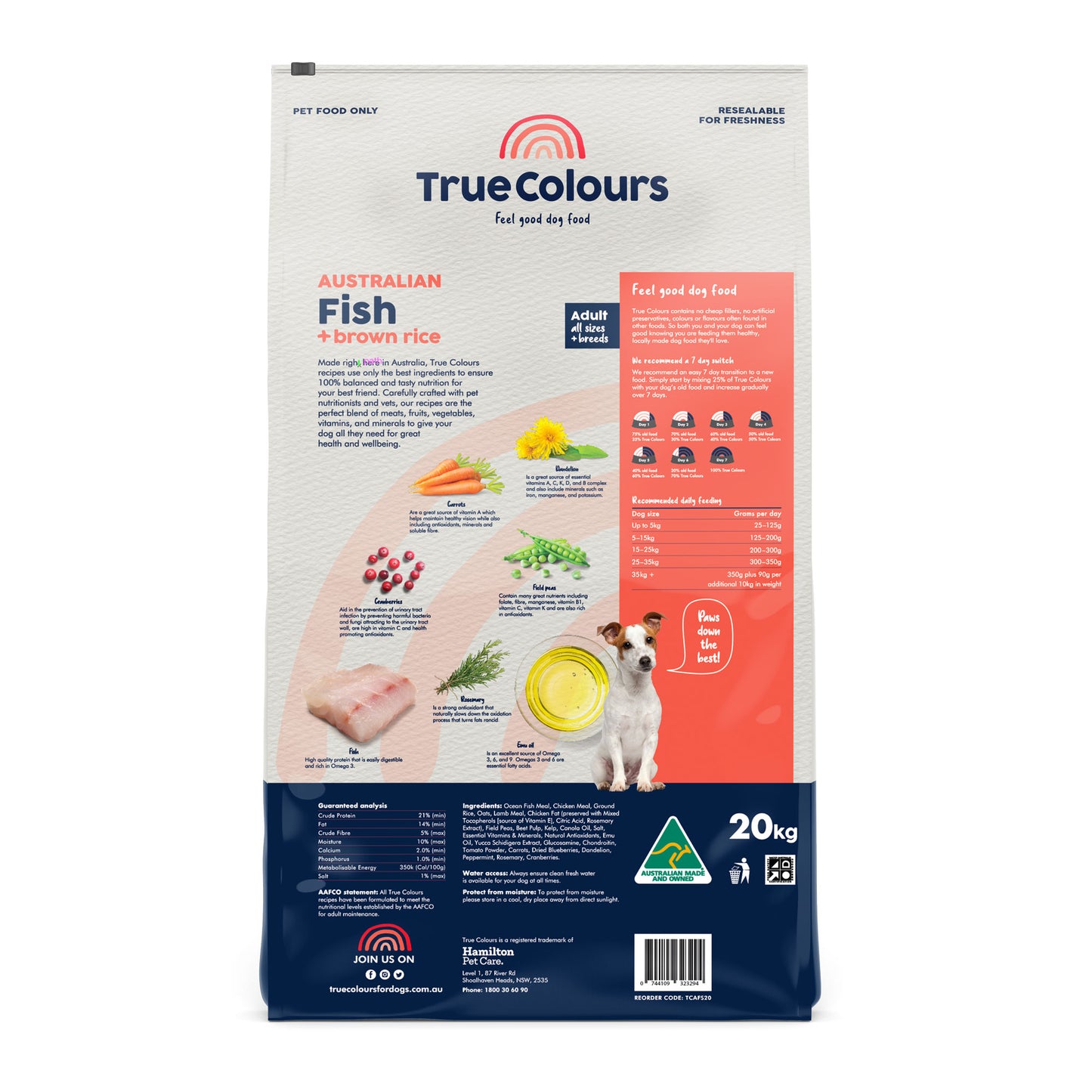 True Colours Fish Adult Food SAMPLE