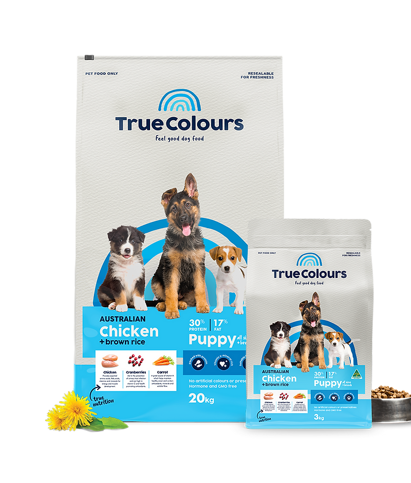 True Colours Chicken Puppy Food Hamilton Pet Care