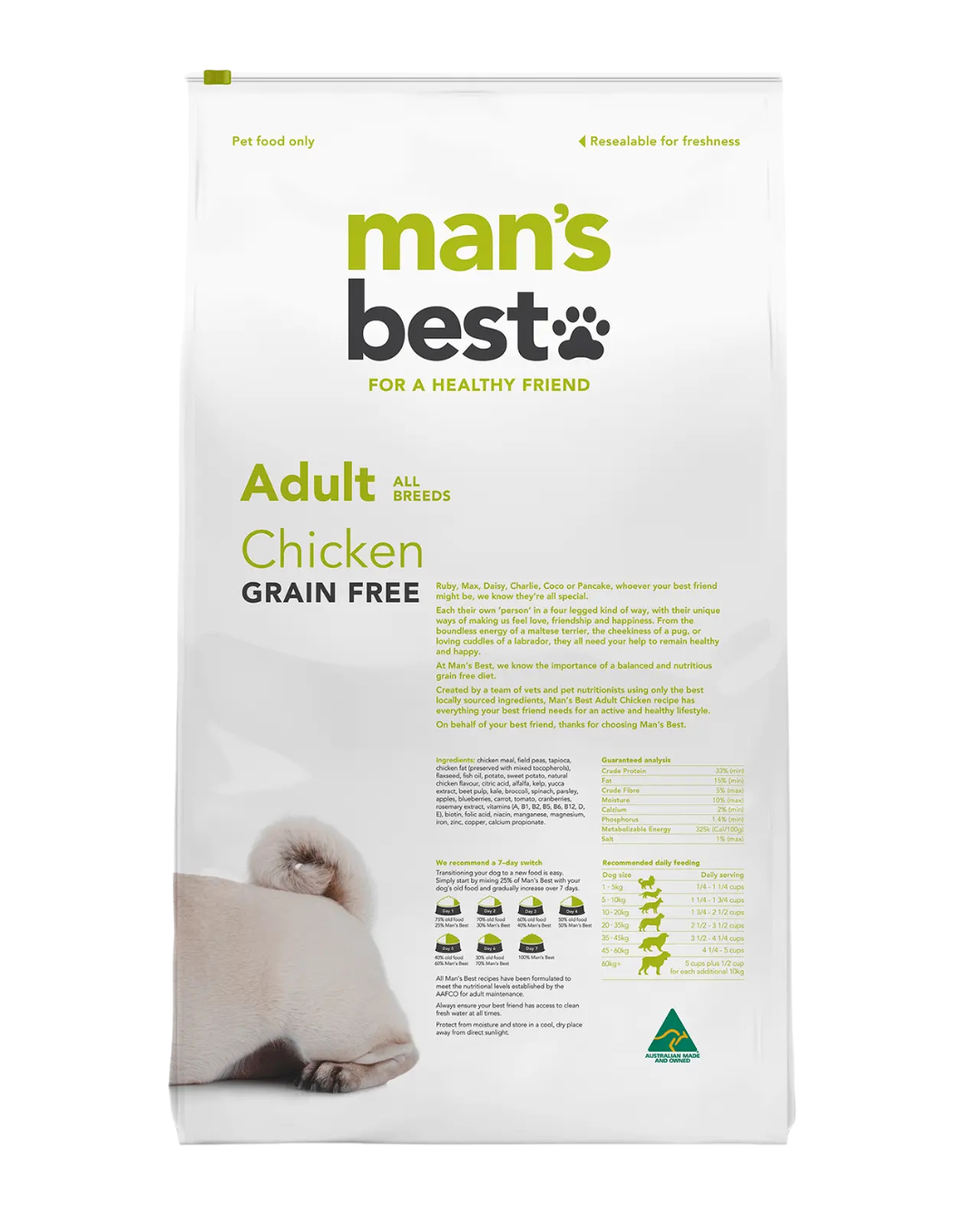 Man's Best Chicken Adult Food