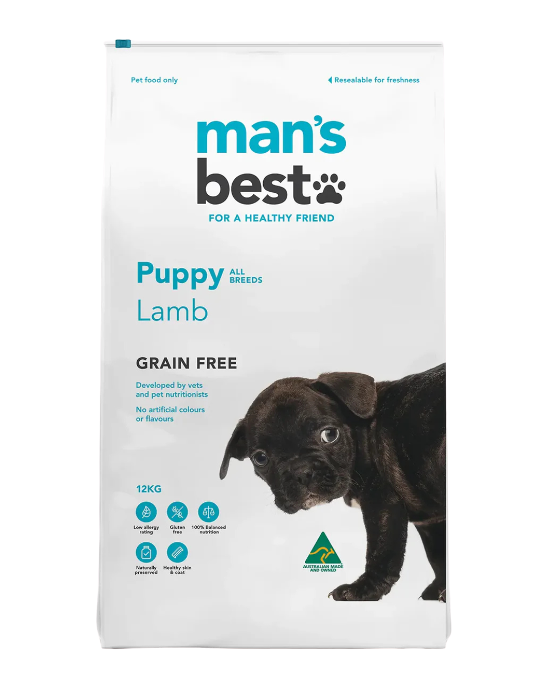 Man's Best Puppy Lamb Food