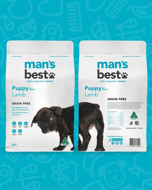 Man's Best Puppy Lamb Food