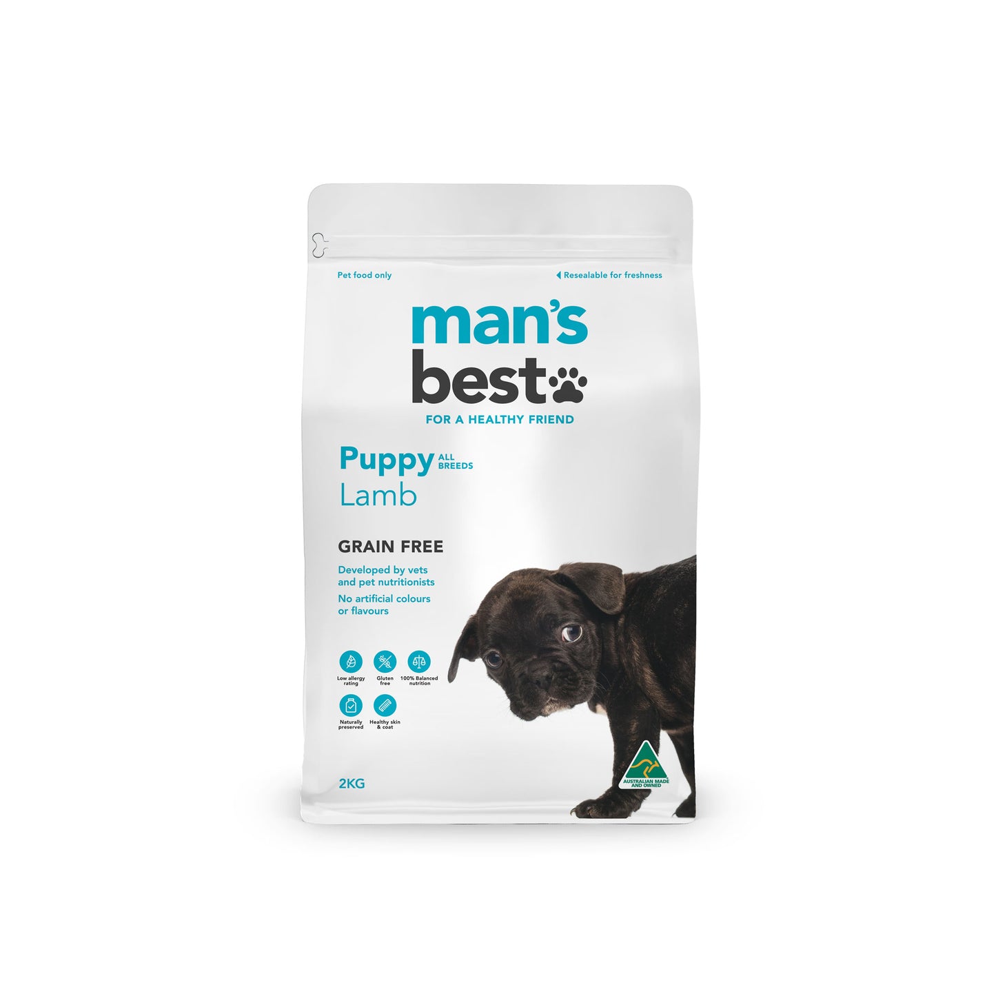 Man's Best Puppy Lamb Food