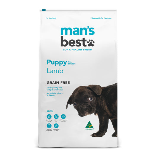 Man's Best Puppy Lamb Food