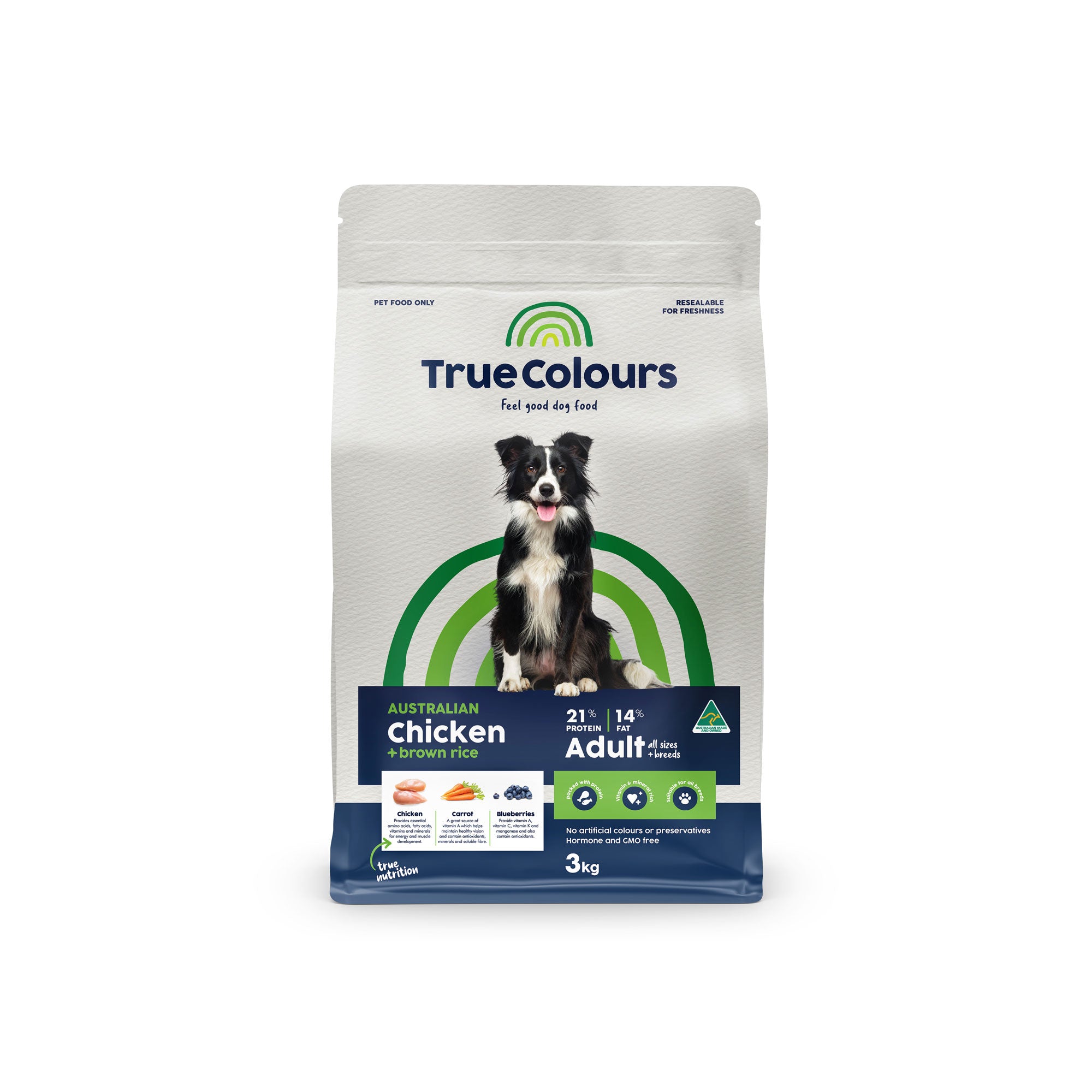 True Colours Chicken Adult Food Hamilton Pet Care