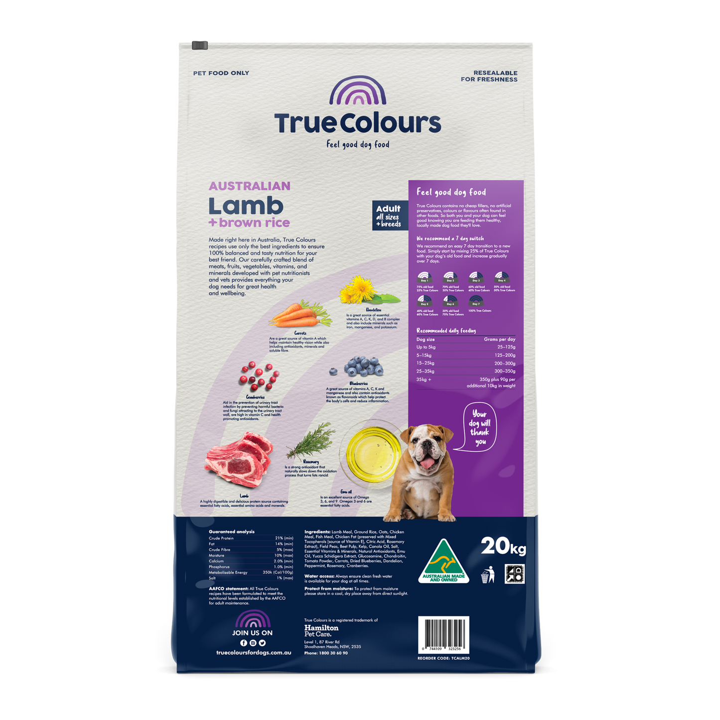 True Colours Lamb Adult Food